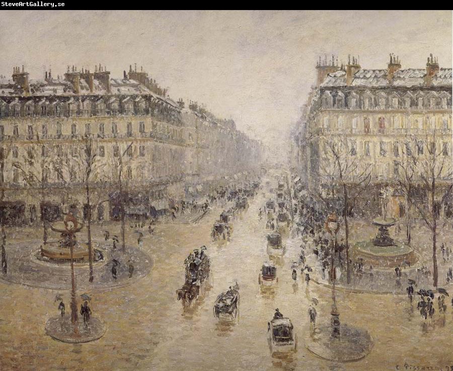 Camille Pissarro Paris-s opera house street